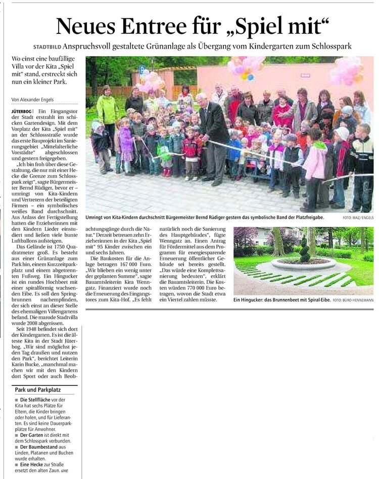 Artikel in der MAZ.